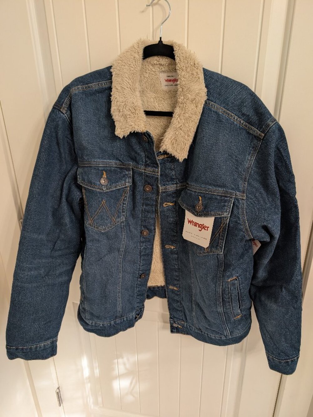 Wrangler Men's Cowboy Cut Western Lined Denim Jacket